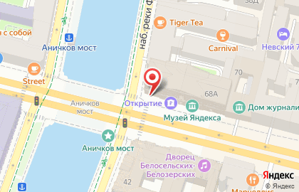 КБ Ситибанк на Невском проспекте на карте