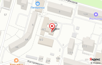 Телекоммуникационный центр Эр-Телеком Холдинг в Кировском районе на карте