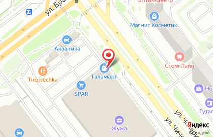 Банкомат Росбанк на улице Братьев Кашириных на карте