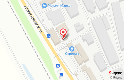 Торгово-производственная компания Интер Окна на Алексинском шоссе на карте