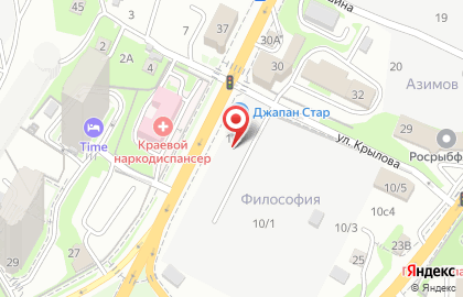 Лобастова Студио на улице Крылова на карте