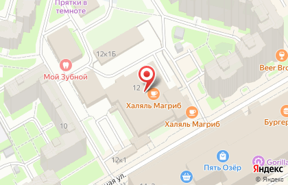 Салон красоты на Долгоозерной на карте