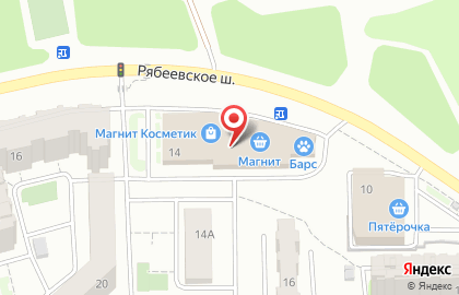 Магазин правильного и здорового питания Feed me на Рябеевском шоссе на карте