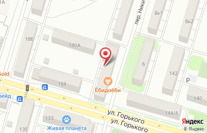 Зоотовары, ООО Лама Плюс на улице Горького на карте