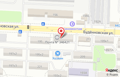 Банкомат Почта Банк в Ростове-на-Дону на карте