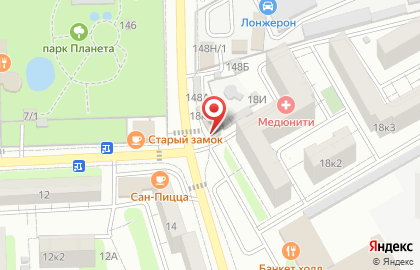 Овощной магазин на улице Космонавтов на карте