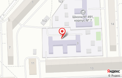 Гимназия №491 с дошкольным отделением на Донецкой улице на карте