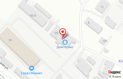 Дом плитки и сантехники Апекс в Советском районе на карте