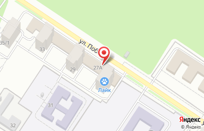 Городская ритуальная служба на улице Победы на карте