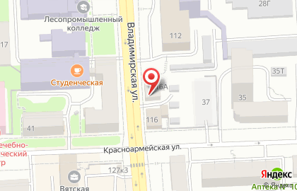 Мастерская в Кирове на карте