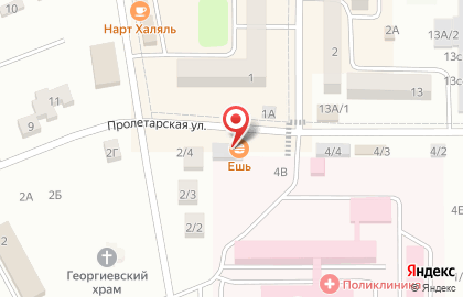 Магазин Белорусский трикотаж на Пролетарской улице на карте