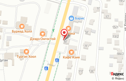 Банкомат АК БайкалБанк на улице Егорова на карте