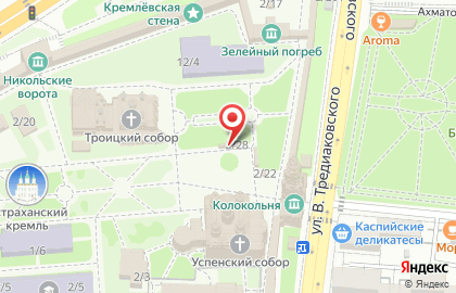 Сувенирная лавка в Астрахани на карте