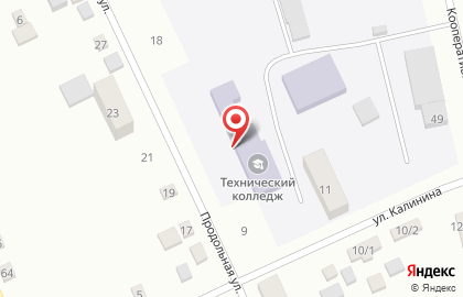 Амурский технический колледж на Продольной улице на карте