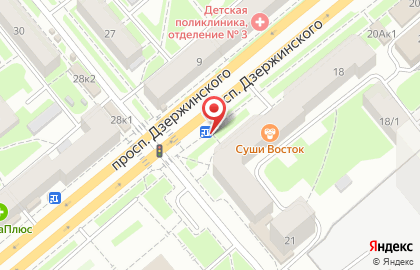 Столовая Домашняя кухня на проспекте Дзержинского на карте