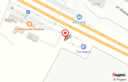 Автостоянка в Кемерово на карте