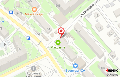 Продуктовый магазин Красный Уголок на карте