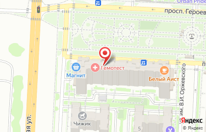 Бургерная Краснодарский парень в Кировском районе на карте