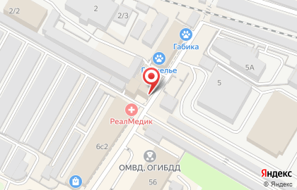 Городская парикмахерская на улице Королёва в Жуковском на карте