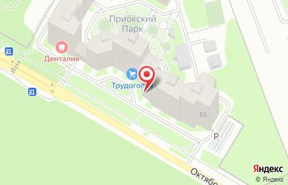 Магазин Красное & Белое в Рязани на карте
