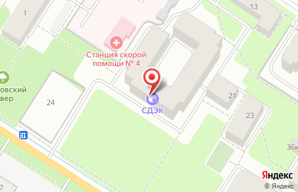 Служба экспресс-доставки Сдэк в Адмиралтейском районе на карте