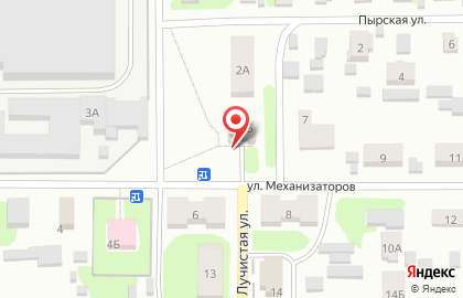 Продовольственный магазин Юлия на улице Механизаторов на карте