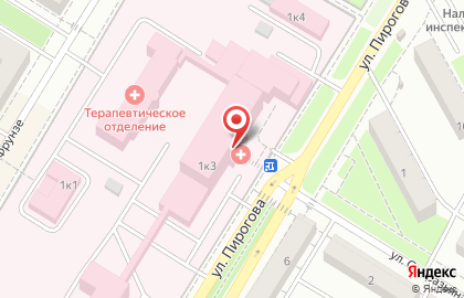 Новокуйбышевская центральная городская больница в Новокуйбышевске на карте