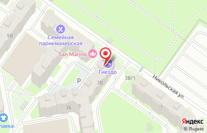Мини-отель Гнездо на Владимирской улице на карте