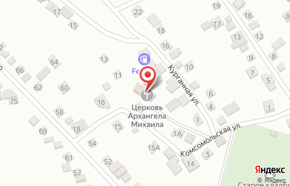 Храм Архангела Михаила на Комсомольской на карте