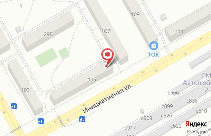 Учебный центр Профи на Инициативной улице на карте