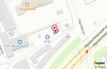 АГЗС Газснаб на Никольской улице на карте