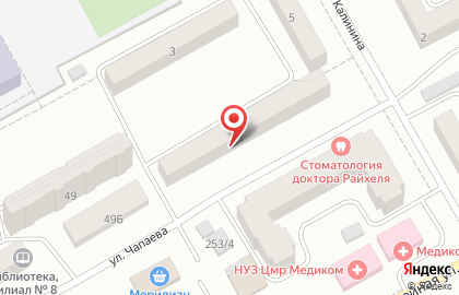 Диалог на улице Чапаева на карте