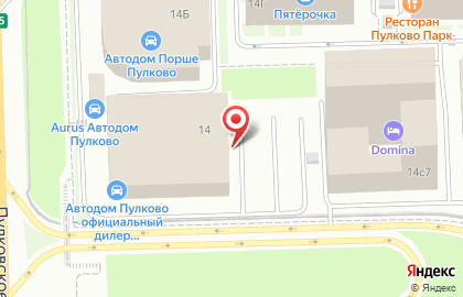 Официальный дилер Mercedes-Benz АВТОДОМ Пулково на Пулковском шоссе на карте