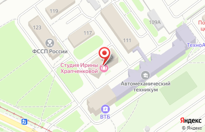 Центр иностранных языков Лингва Академия на проспекте Ленина на карте