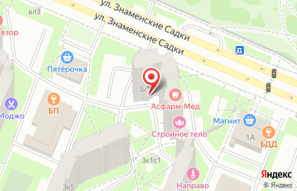 Кабинет LPG массажа на Бульваре Дмитрия Донского на карте