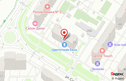 Центральная цветочная база Одилия на улице Сукромка на карте