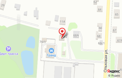 Курьерская служба DPD на Ольховой улице на карте