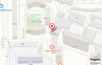 Ангара, ОАО Промгражданстрой на улице Лебедева на карте