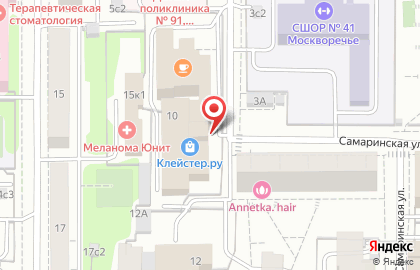 Театральная студия Дети Райка в Даниловском районе на карте