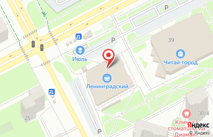 Продовольственный магазин на Ленинградском проспекте на карте