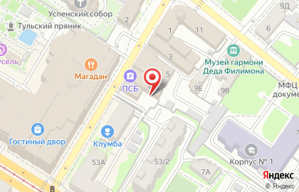 ПСБ на Тургеневской улице на карте