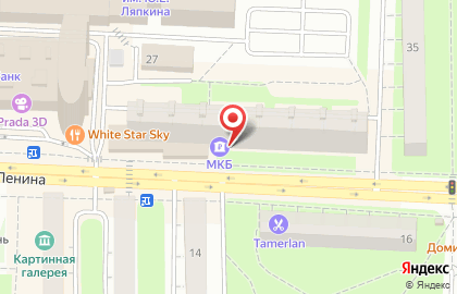 Сервис перевозки лежачих больных на проспекте Ленина на карте