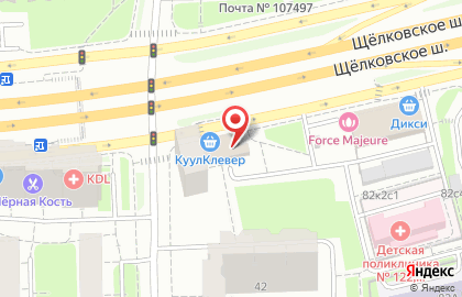 Эконом-парикмахерская на Щёлковской на карте