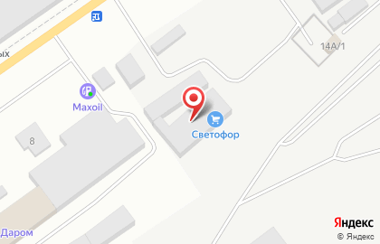 Магазин низких цен Светофор на Октябрьской улице на карте