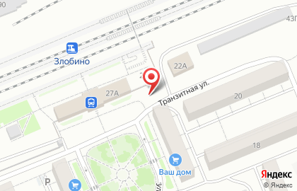 Транзитное на карте