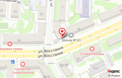 Автошкола Автоучеба.рф на проспекте Восстания на карте