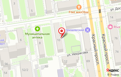 Клиника ЛИНЛАЙН в Новосибирске на карте