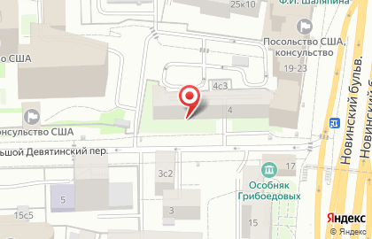 Центр международного обмена на карте