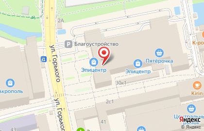 Салон оптики Проочки на улице Профессора Баранова на карте