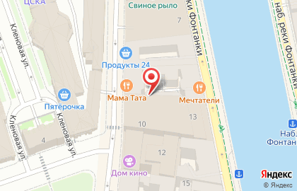 Марафон на Караванной улице на карте
